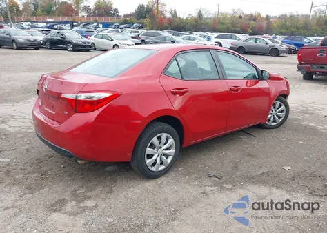 2016 Toyota Corolla Le из США, поврежденный, VIN 2T1BURHE2GC648490